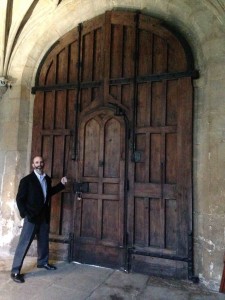 The front door of Wadham College